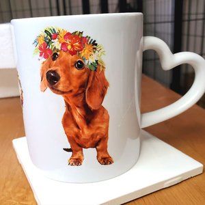 Peace/Love/Dachshund/Hand Crafted 11 oz Mug